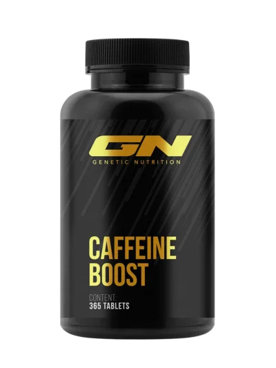 Genetic Nutrition Caffeine Boost 365 tabletės – stiprus 200mg kofeino papildas energijai ir budrumui