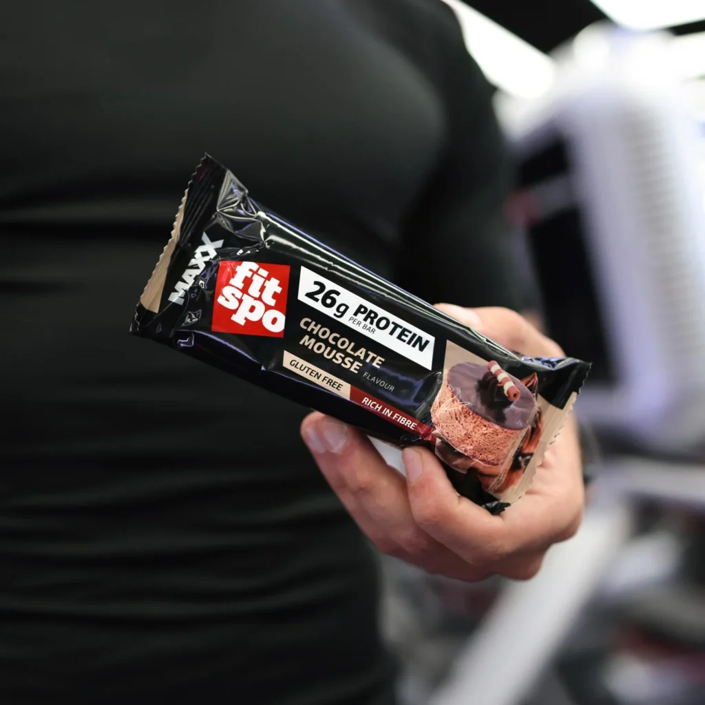 Protein Bar Maxx Choco Mousse – baltyminis batonėlis | FitSpo (75g) - produkto nuotrauka 3, FUNKCINIS MAISTAS ir Proteino Batonėliai ir Užkandžiai.