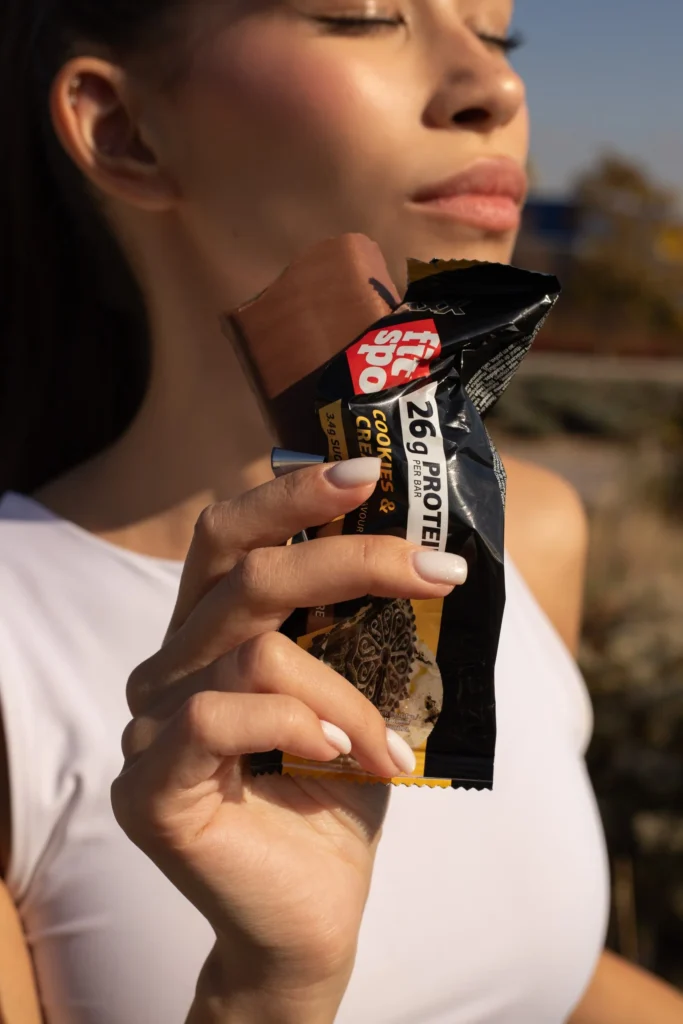 Protein Bar Maxx Choco Mousse – baltyminis batonėlis | FitSpo (75g) - produkto nuotrauka 2, FUNKCINIS MAISTAS ir Proteino Batonėliai ir Užkandžiai.