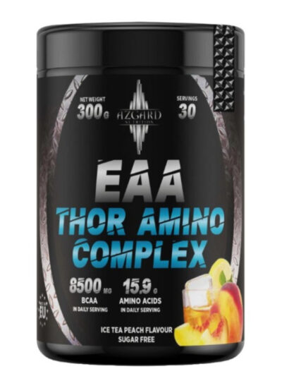 Azgard Nutrition EAA Thor Amino Complex 300g pakuotė – nepakeičiamos amino rūgštys sportui