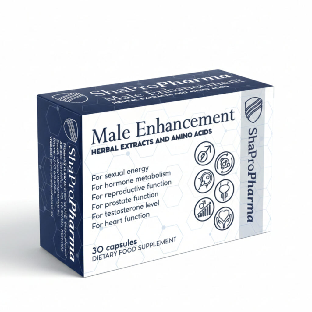 Male Enhancement – Energija, Ištvermė ir Jėga Vyrams | Shapro Pharma (30 kapsulių) - Moksliškai pagrįstas veiksmingumas Male Enhancement – Energija, Ištvermė ir Jėga Vyrams | Shapro Pharma (30 kapsulių) | Klinikinio lygio ilgaamžiškumo protokolas, SALE ir SVEIKATA papildas.