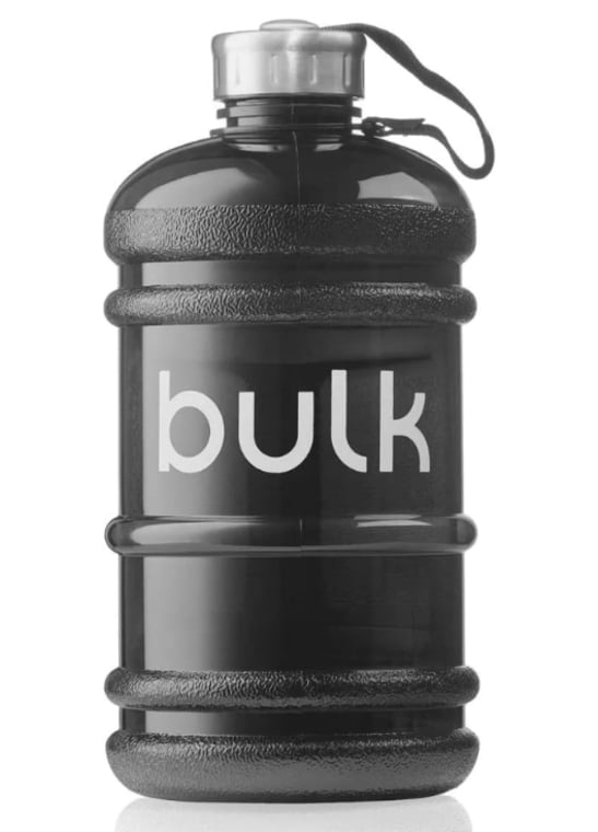 Bulk™ Half Gallon 2.2l talpos juoda vandens gertuvė sportui.