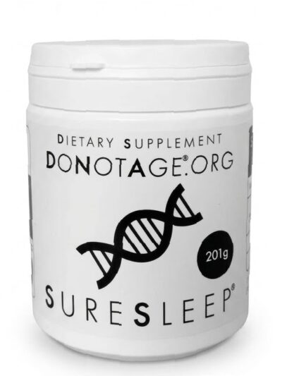 SureSleep® 201g – kompleksinis papildas giliam miegui su Magnesium Glycinate ir L-Theanine.