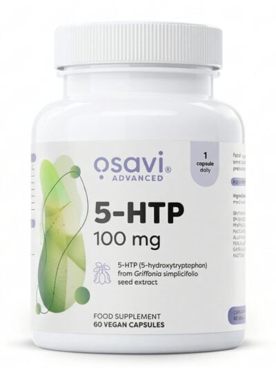 Osavi 5-HTP 100 mg maisto papildas kapsulėmis miego kokybei ir emocinei savijautai 60 vnt