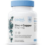 Zinc + Copper – Cinkas ir Vario Kompleksas | Osavi (60 kapsulių)