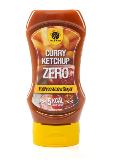 Rabeko Zero Curry Ketchup kario skonio padažas be cukraus ir riebalų 350 ml