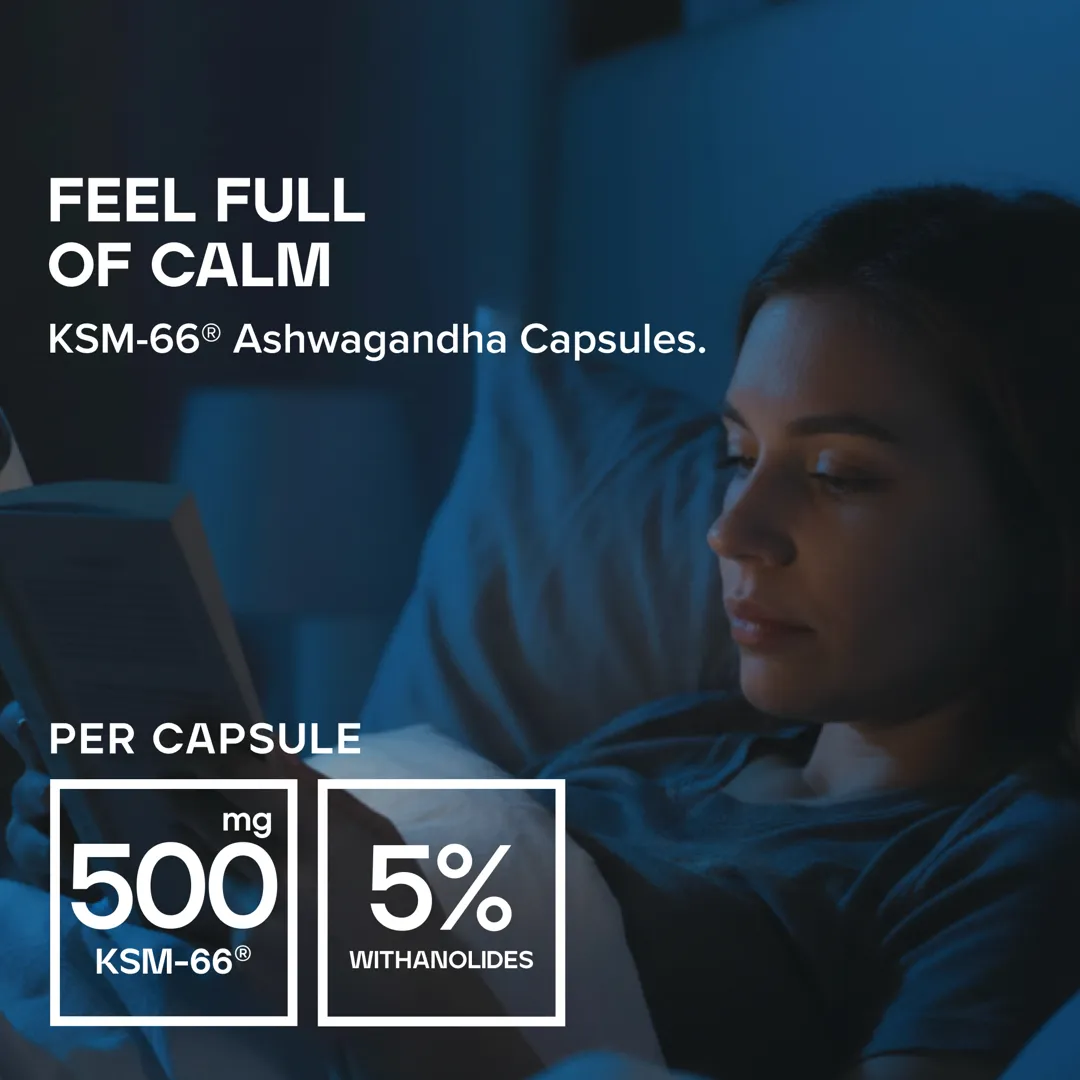 Ashwagandha KSM-66® (500 mg) – stipriausias adaptogenas streso valdymui | Bulk™ - Image 2