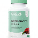 Schisandra (550 mg) – kininių citrinvyčių ekstraktas ištvermei ir kepenims | Osavi (60 kaps.)