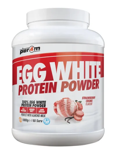 Per4m Egg White Protein 1,8 kg pakuotė, kiaušinių baltymų milteliai be laktozės ir riebalų.