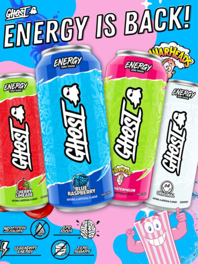 GHOST® Energy Drink – energinis gėrimas su nootropais ir kofeinu | GHOST (500 ml)