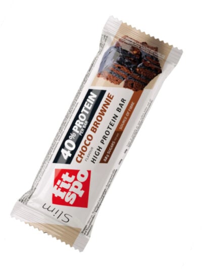 Fitspo Protein Bar Fitspo Slim Chocolate Brownie 50g gardus užkandis kasdieniam energijos balansui.
