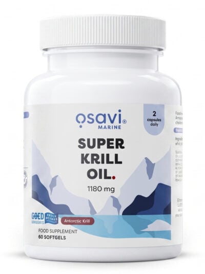 OSAVI Krill Oil SUPERBA Boost maisto papildas kasdienės mitybos praturtinimui ir organizmo balansui.