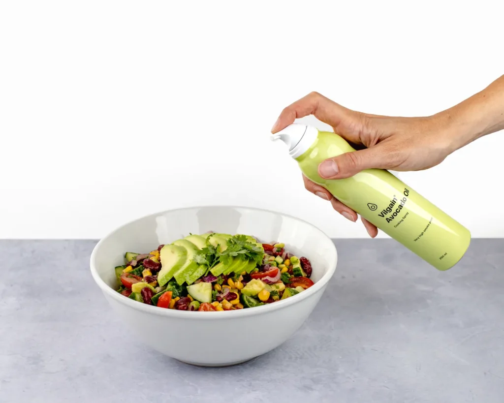 Avocado Oil Spray – Purškiamas avokadų aliejus kepimui | Vilgain | 200 ml - produkto nuotrauka 1, FUNKCINIS MAISTAS ir Sveiki riebalai ir aliejai.