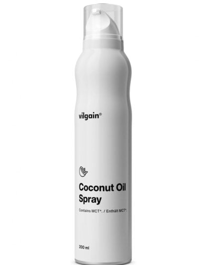 Vilgain Coconut Oil Cooking Spray maisto papildas kasdienės mitybos praturtinimui ir organizmo balansui