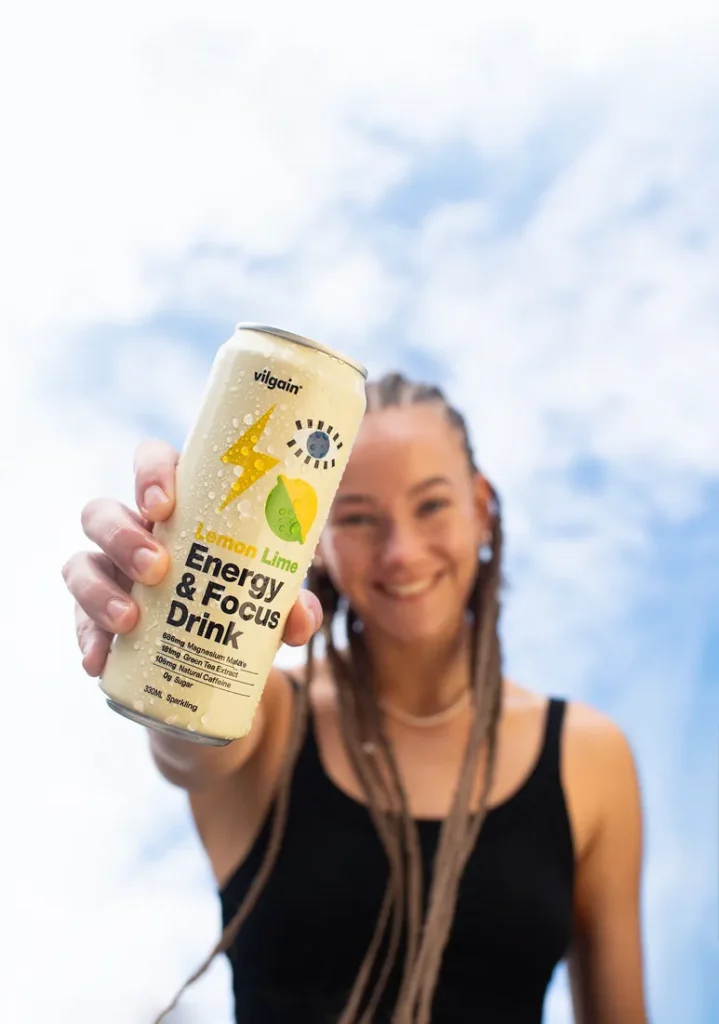 Energy & Focus Drink Lemon and lime – Funkcinis energinis gėrimas | Vilgain | 330 ml - Moksliškai pagrįstas veiksmingumas Energy & Focus Drink Lemon and lime – Funkcinis energinis gėrimas | Vilgain | 330 ml - produkto nuotrauka 5, Visos Prekės ir SPORTAS.