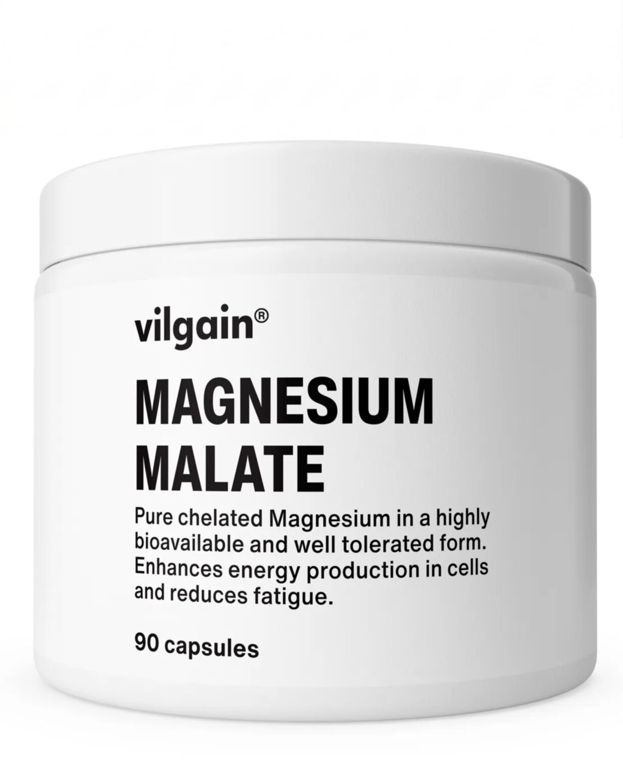 Magnesium Malate – Organinis Magnio Malatas 220mg | Vilgain | 90 kaps. - Moksliškai pagrįstas veiksmingumas Magnesium Malate – Organinis Magnio Malatas 220mg | Vilgain | 90 kaps. | Klinikinio lygio ilgaamžiškumo protokolas, Vitaminai ir Mineralai ir SVEIKATA papildas.