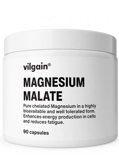 Vilgain Magnesium Malate maisto papildas kasdienės mitybos praturtinimui ir organizmo balansui