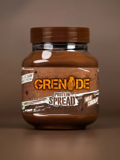 Grenade Milk Chocolate Protein Spread gardus užkandis kasdieniam energijos balansui.