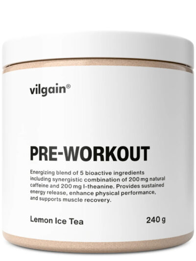 Vilgain Pre-Workout maisto papildas sportininkams ir aktyviam gyvenimo būdui.