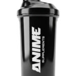 Defender Shaker Black – Sportinė gertuvė | Anime Supplements | 600 ml