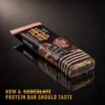 Hero Protein Bar Chocolate Cookies 50g – Traškus baltyminis batonėlis su šokoladiniais sausainiais | BULK | 50 g
