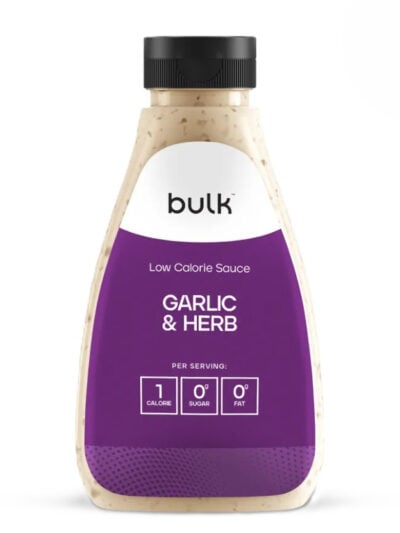 Bulk Low Calorie Sauce Garlic & Herb 425ml gardus užkandis kasdieniam energijos balansui.