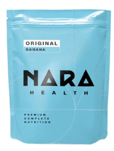 Nara Health Original Maisto Kokteilis maisto papildas sportininkams ir aktyviam gyvenimo būdui.