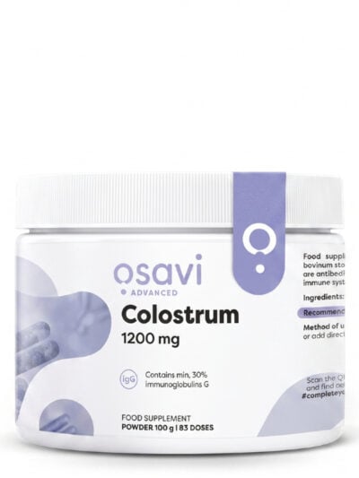 Osavi Colostrum 1200 mg maisto papildas kasdienės mitybos praturtinimui ir organizmo balansui.