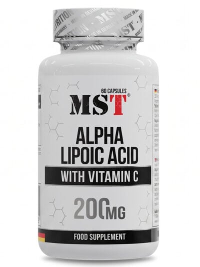 MST Alpha Lipoic Acid maisto papildas kasdienės mitybos praturtinimui ir organizmo balansui