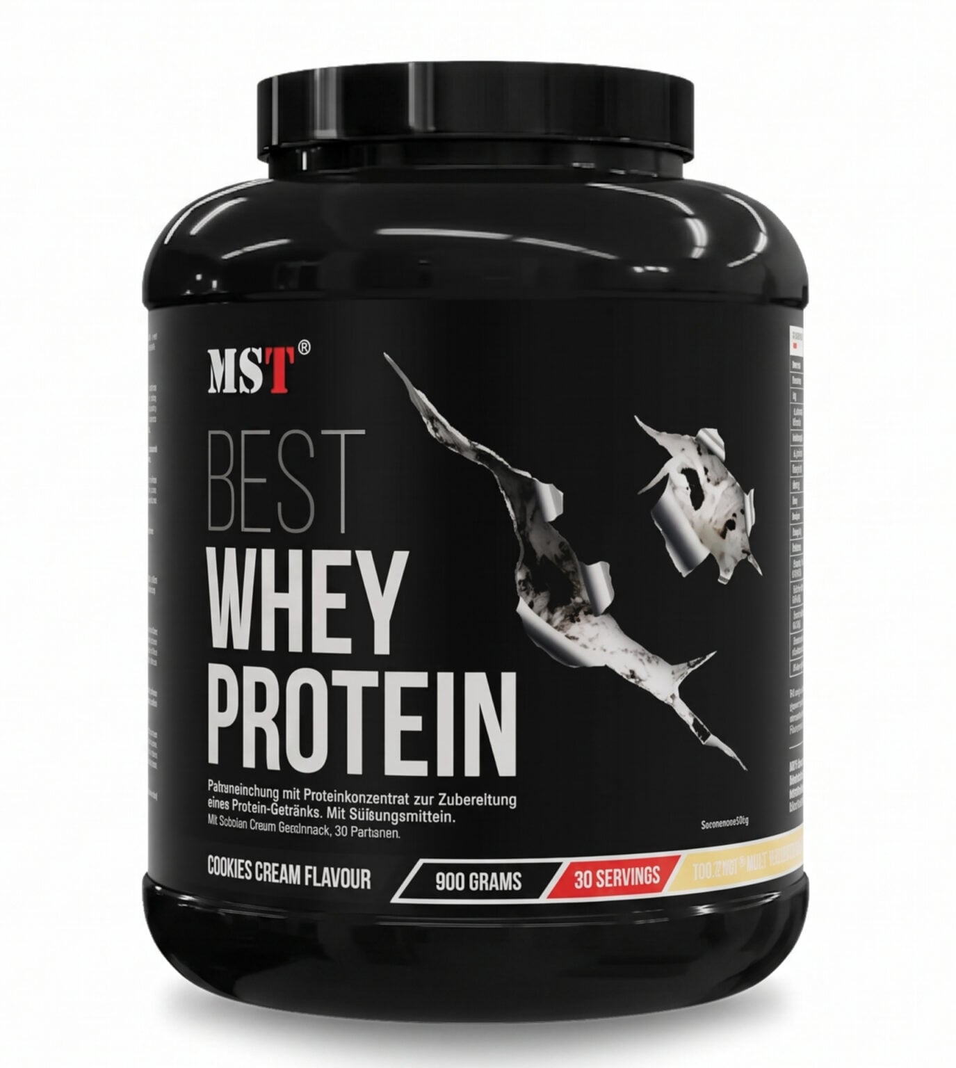 Best Whey Protein + Enzymes – Išrūgų baltymų koncentratas su fermentais | MST | 900 g | Klinikinio lygio ilgaamžiškumo protokolas, BALTYMAI ir Koncentratas (Whey) papildas.