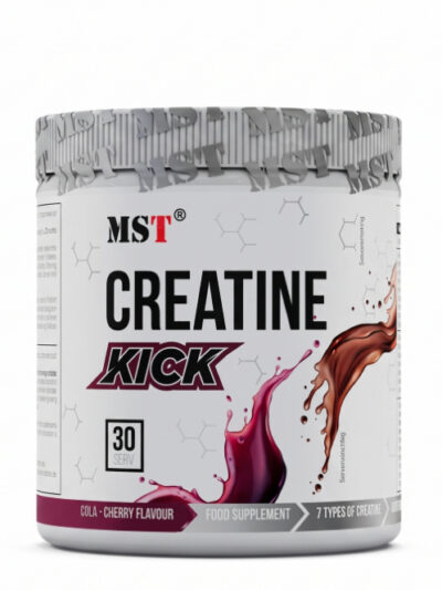 MST Creatine Kick 300 g maisto papildas sportininkams ir aktyviam gyvenimo būdui.