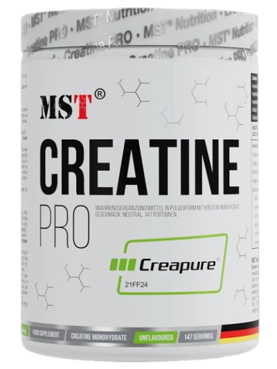 MST Nutrition Creatine Pro Creapure efektyviai papildo jūsų sporto mitybos režimą. Produktas padeda didinti fizinį pajėgumą atliekant labai intensyvius trumpalaikius fizinius pratimus. Švari formulė.