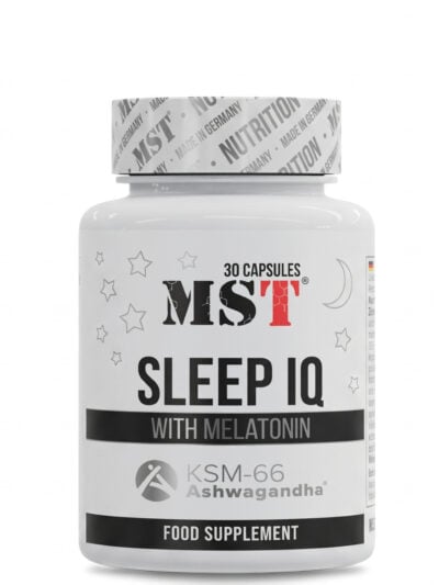 MST Nutrition Sleep IQ maisto papildas kasdienės mitybos praturtinimui ir organizmo balansui.