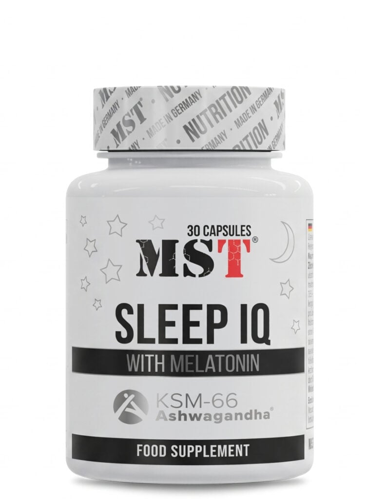 MST Nutrition Sleep IQ maisto papildas kasdienės mitybos praturtinimui ir organizmo balansui.