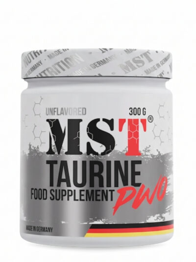 MST Taurine Powder maisto papildas kasdienės mitybos praturtinimui ir organizmo balansui.
