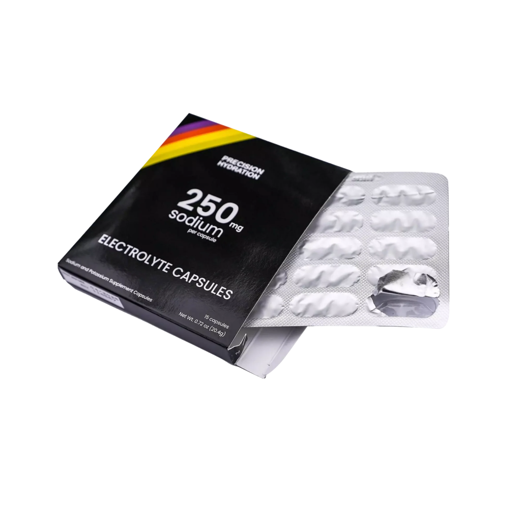 Electrolyte Capsules – Elektrolitai kapsulėse | Precision Hydration - Moksliškai pagrįstas veiksmingumas Electrolyte Capsules – Elektrolitai kapsulėse | Precision Hydration - produkto nuotrauka 1, SPORTAS ir Elektrolitai.