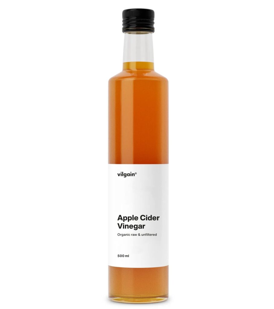 Organic Apple Cider Vinegar – Obuolių sidro actas 5 % | 500 ml | Klinikinio lygio ilgaamžiškumo protokolas, FUNKCINIS MAISTAS ir Maistas ir Maisto Pakaitalai papildas.