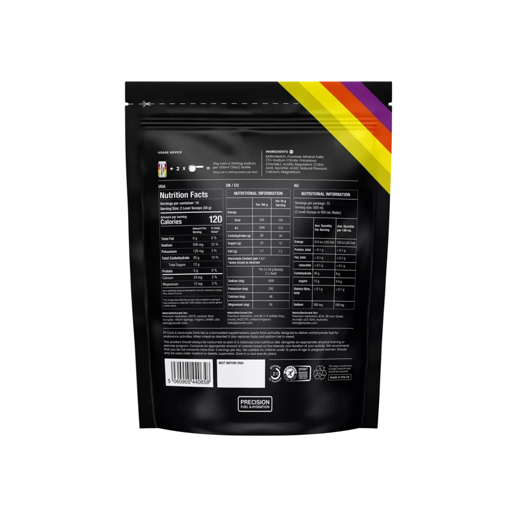 Carb & Electrolyte Mix – Angliavandenių ir elektrolitų milteliai | Precision Hydration | 510 g - Moksliškai pagrįstas veiksmingumas Carb & Electrolyte Mix – Angliavandenių ir elektrolitų milteliai | Precision Hydration | 510 g - produkto nuotrauka 1, SPORTAS ir Energijai ir Ištvermei.