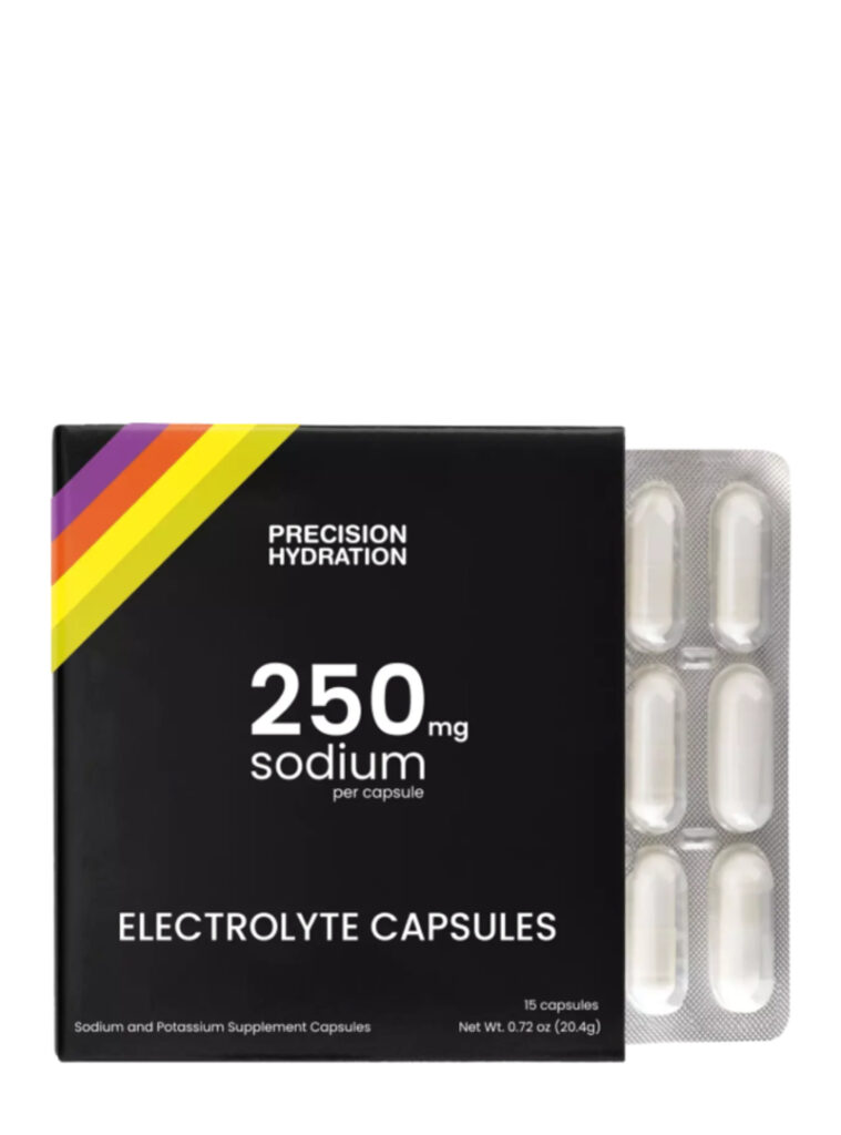Precision Hydration Electrolyte Capsules maisto papildas kasdienės mitybos praturtinimui ir organizmo balansui.