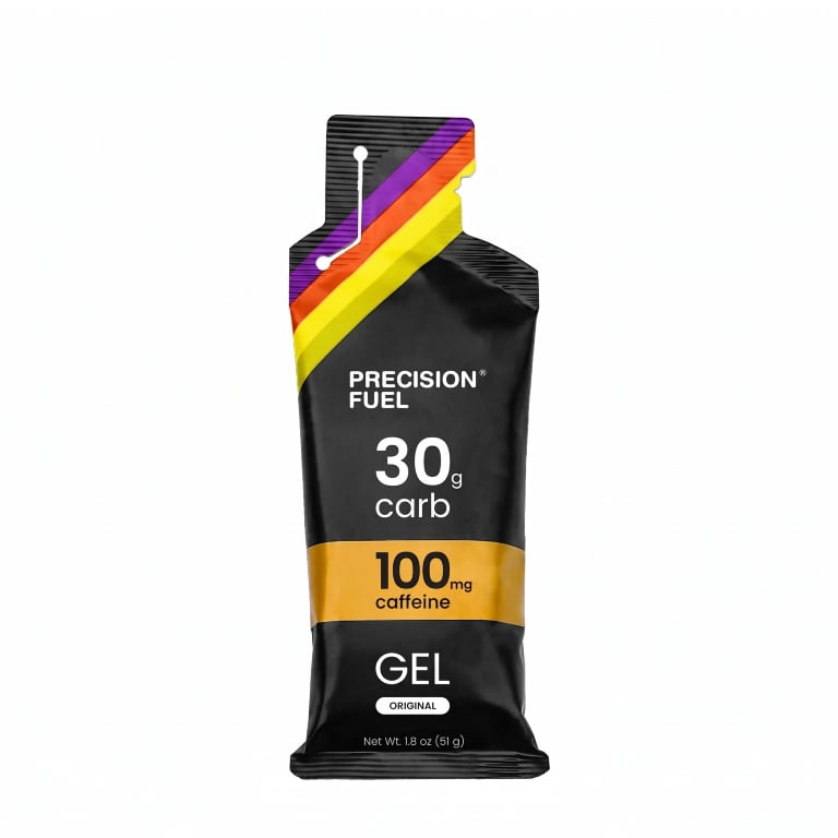 Precision Hydration PF 30 Caffeine Gel angliavandenių gelis su kofeinu sportininkams ir aktyviam gyvenimo būdui.